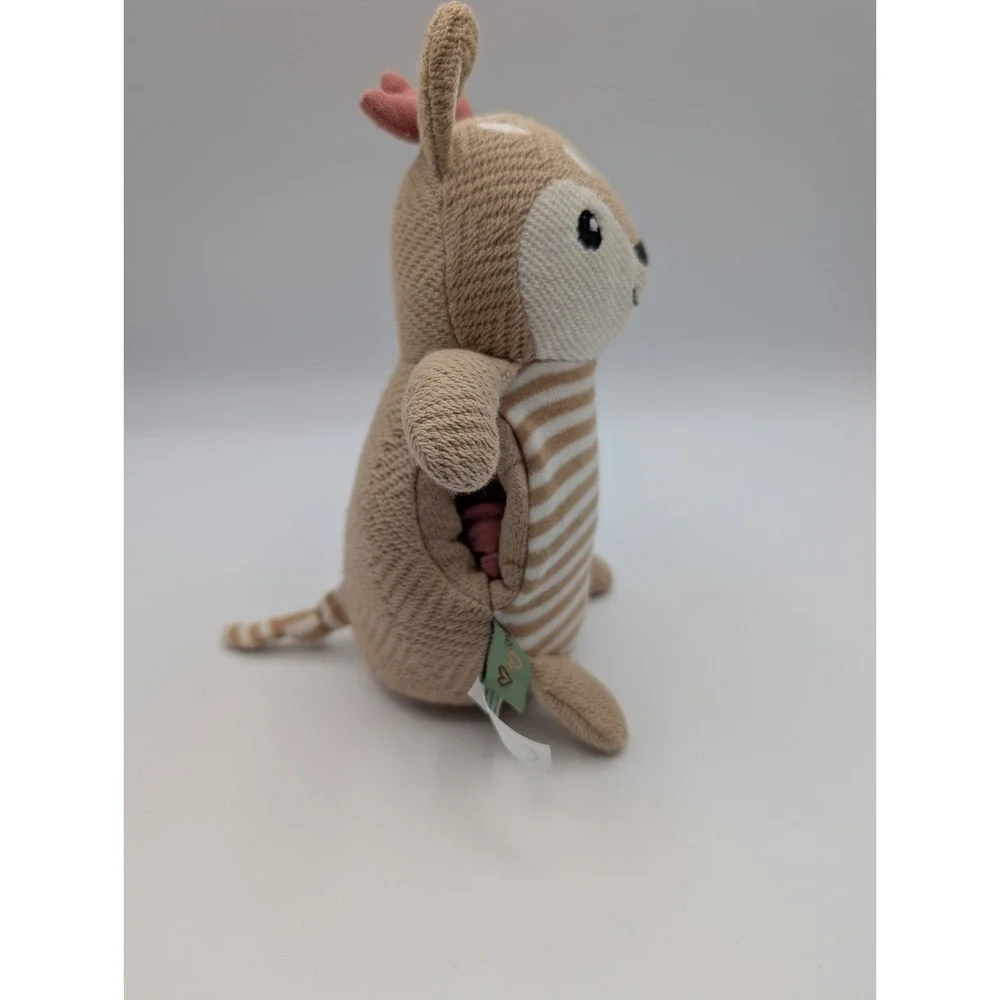 Coppenrath cuddly soft deer integrated comfort snuggle blanket Spiegelburg Littl